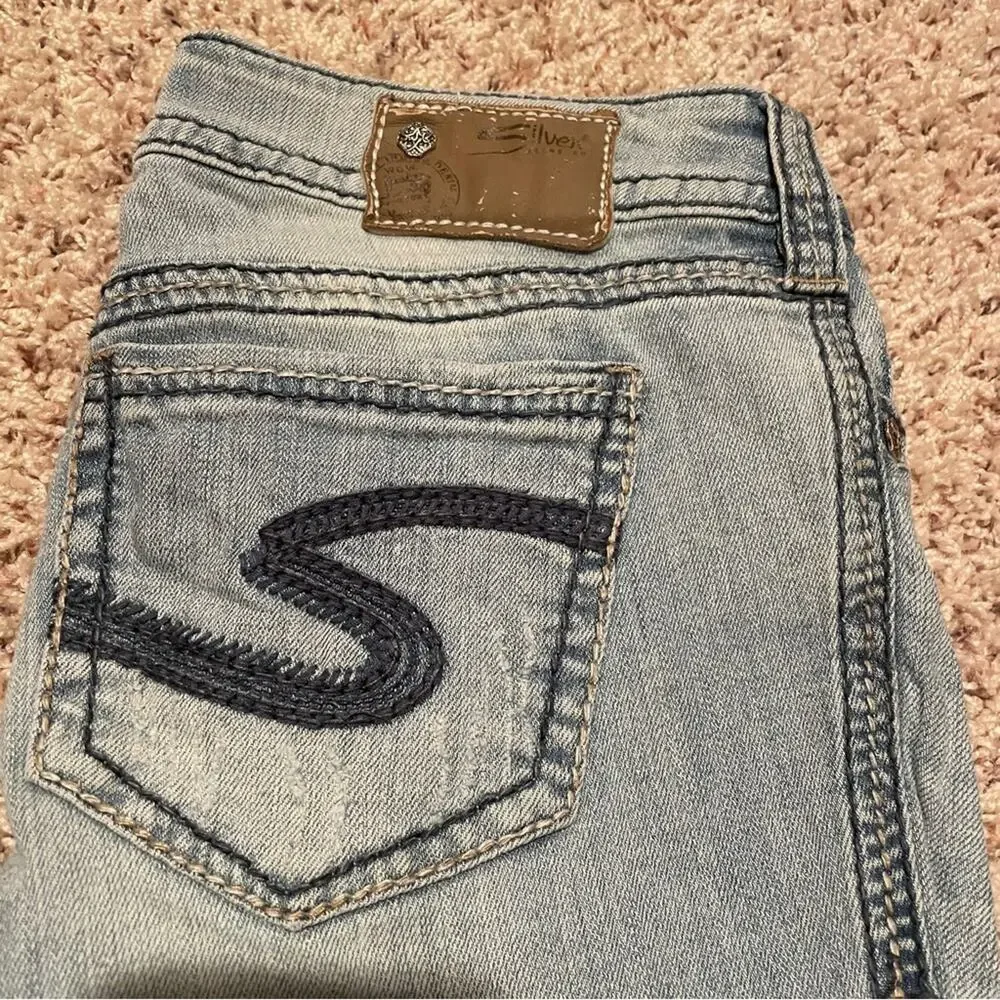 Silver Jeans Suki Capri Size 27 - Picture 2 of 8